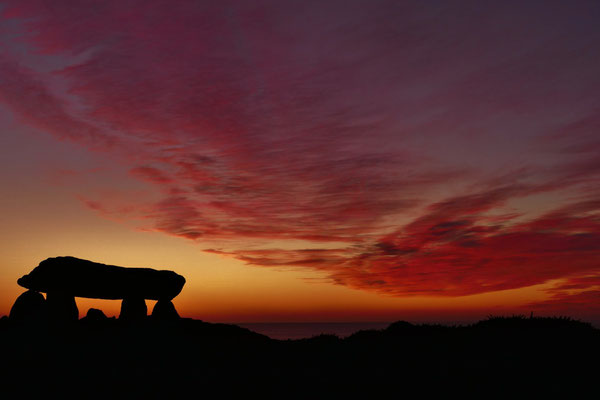 Ferienhaus Ker Armor, Plouhinec, Sonnenuntergang über der Bucht von Audierne