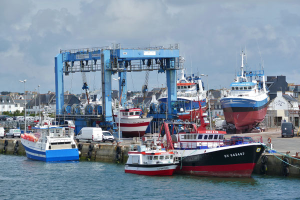 Fischereihafen Le Guilvinec, Fischerboote