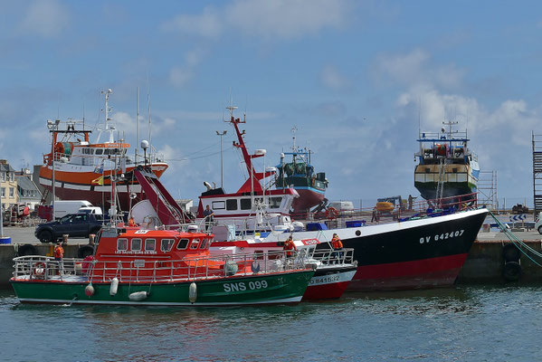 Fischereihafen Le Guilvinec, Fischerboote