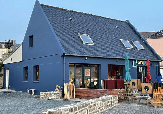 Restaurant L'Annexe, Plouhinec, Poulgoazec, am Fischereihafen
