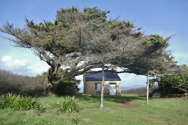 Goulien, Cap Sizun, Ti Félix, Réserve du Cap Sizun, Wanderhütte