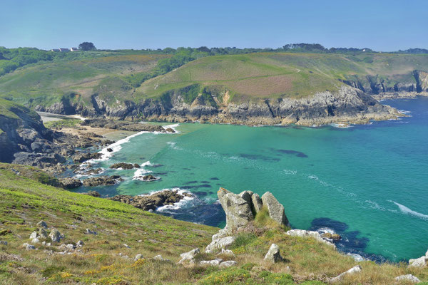 La Buvette de Pors Théolen, Cléden-Cap-Sizun, Café, Bar, am Atlantik, Landschaft, Bretagne
