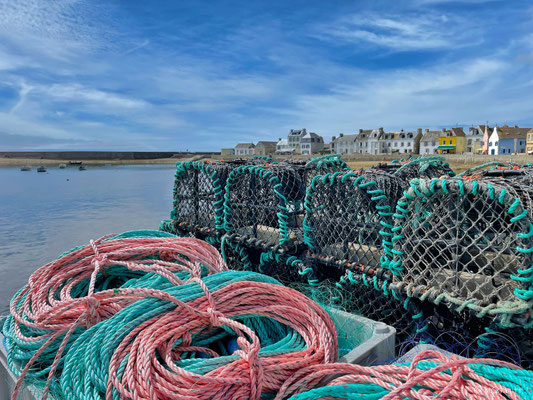 Die Île de Sein, im Atlantik, Bretagne
