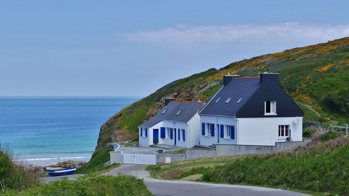 La Buvette de Pors Théolen, Cléden-Cap-Sizun, Café, Bar, am Atlantik, Bretagne