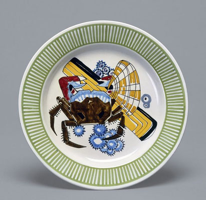 Maler Mathurin Méheut, Assiette, Musée Départemental Quimper