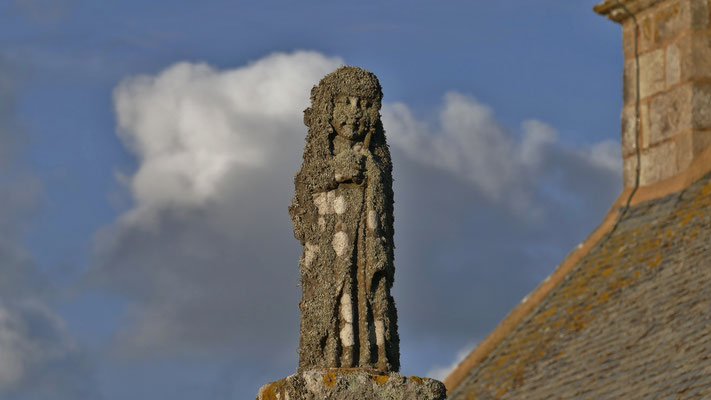 Die Pointe du Van mit der Chapelle de Saint They, Cap Sizun, Bretagne