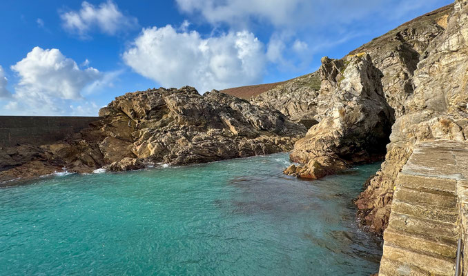 Bucht von Audierne, Cap Sizun, Plogoff, Bestrée, Schutzhafen, Pointe du Raz