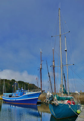 Douarnenez, Museumshafen, alte Schiffe, Port-Rhu