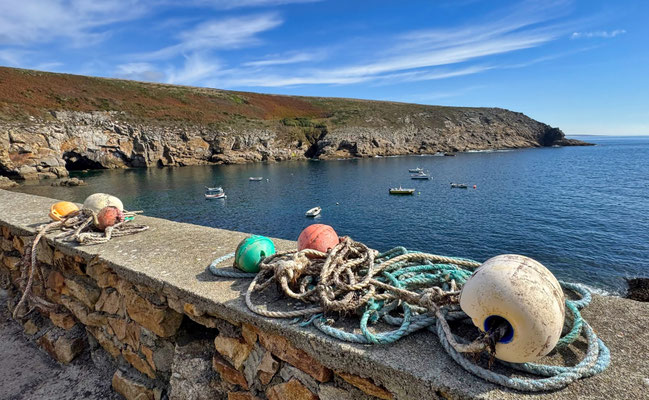 Schutzhafen am Cap Sizun, Feunteun Aod, Bretagne