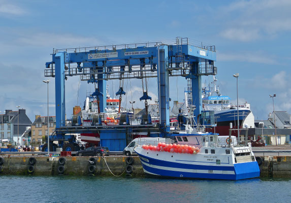 Fischereihafen Le Guilvinec, Fischerboote