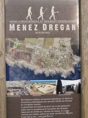 Pors Poulhan, Plouhinec, Menez Dregan, Galeriegrab, Dolmen