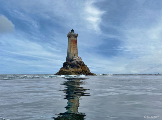 La Vieille, die alte Dame, Leuchtturm vor der Pointe du Raz, Cap Sizun