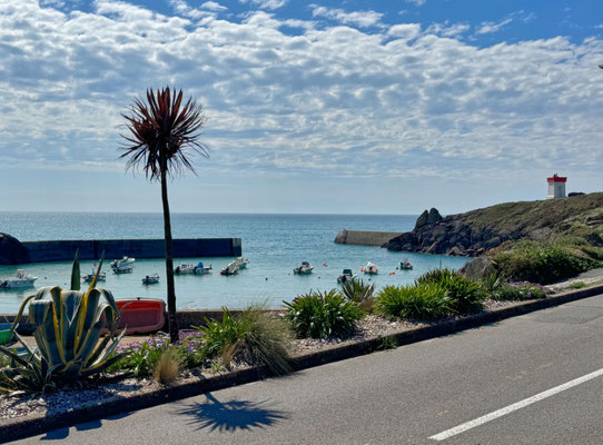 Pors Poulhan, Plouhinec, Bucht von Audierne, Bar les Côtiers, Crêpes