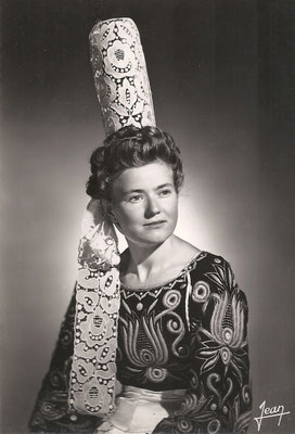 Bigoudenfrau mit Spitzenhaube, Pays Bigouden, Coiffe