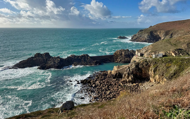 Bucht von Audierne, Cap Sizun, Plogoff, Bestrée, Schutzhafen, Pointe du Raz