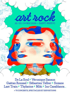 Plakat Musikfestival Art Rock ,Bretagne