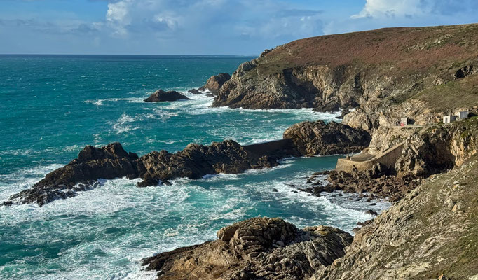 Bucht von Audierne, Cap Sizun, Plogoff, Bestrée, Schutzhafen, Pointe du Raz