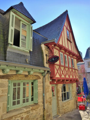 Quimper, Altstadt, Fachwerkhäuser, Bretagne, Cornouaille