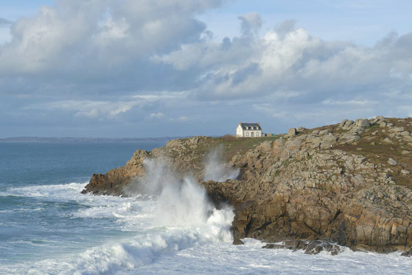Pointe du Millier, Beuzec-Cap-Sizun, Phare du Millier, Leuchtturmhaus
