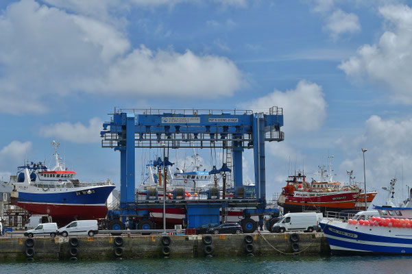 Fischereihafen Le Guilvinec, Fischerboote