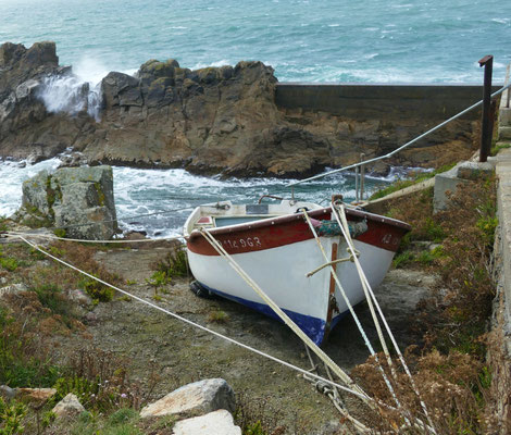 Bucht von Audierne, Cap Sizun, Plogoff, Bestrée, Schutzhafen, Pointe du Raz
