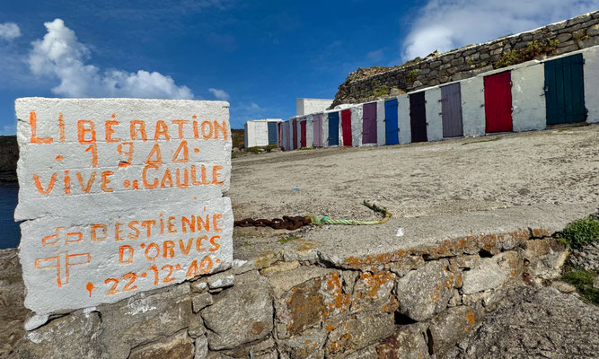 Pors Loubous, Schutzhafen, Cap Sizun, Plogoff, Résistance 2. Weltkrieg
