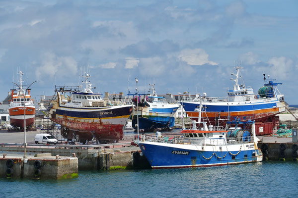 Fischereihafen Le Guilvinec, Fischerboote
