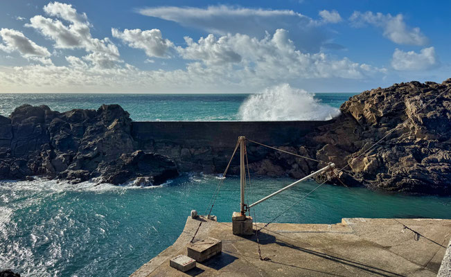Bucht von Audierne, Cap Sizun, Plogoff, Bestrée, Schutzhafen, Pointe du Raz