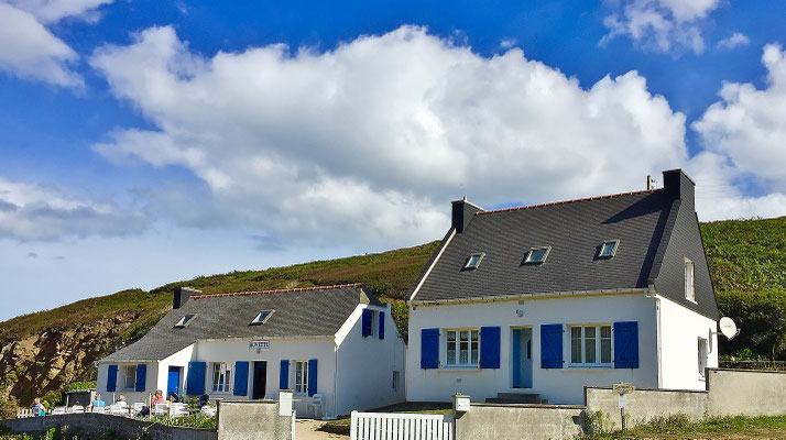 La Buvette de Pors Théolen, Cléden-Cap-Sizun, Café, Bar, am Atlantik, Bretagne