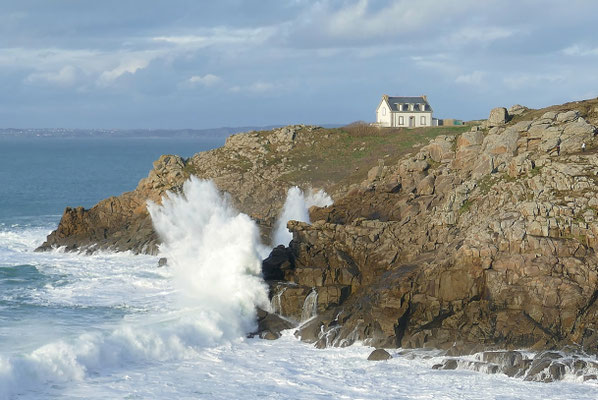 Die Pointe du Millier, Beuzec-Cap-Sizun, Leuchtturmhaus