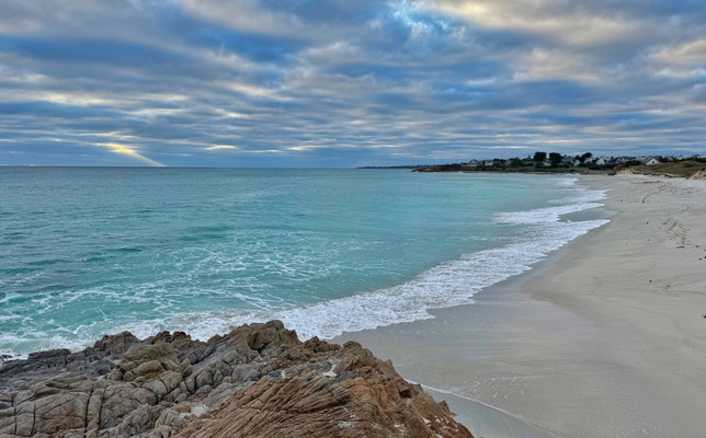 Strand von Gwendrez, Plouhinec, Bucht von Audierne