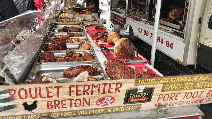 Szenen vom Markt in Audierne, Cap Sizun, Finistère, Bretagne