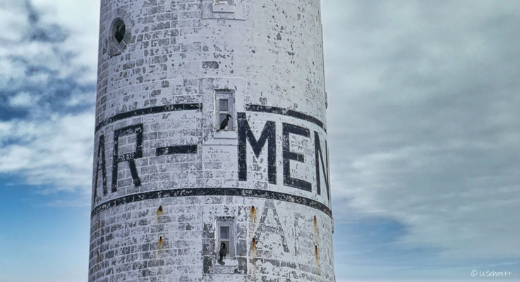 Leuchtturm Ar-Men, die Hölle der Höllen, im Atlantik hinter der Île de Sein