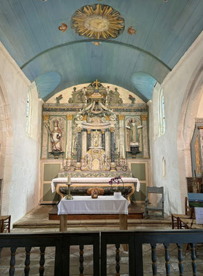 Chapelle Saint-They, Pointe du Van, Cap Sizun, Cléden-Cap-Sizun, Altar