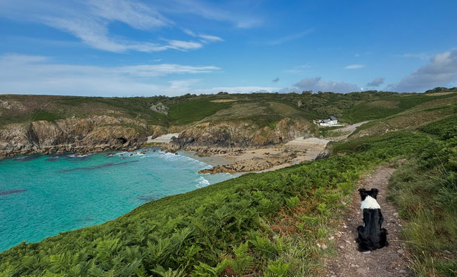 Pointe du Van nach Pors Théolen, Wandern auf dem GR34