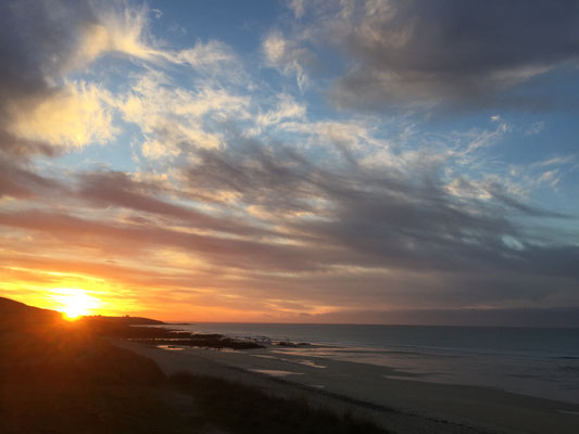 Morgenstimmung am Strand von Mesperleuc, Plouhinec, Ferienhaus Tal Ar Mor