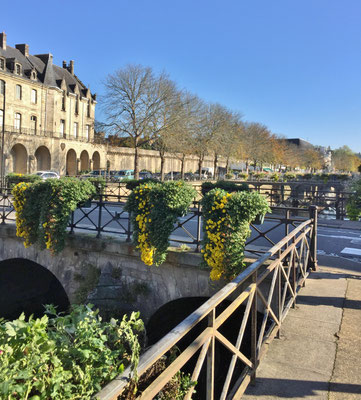 Quimper, Brücken über den Odet, Blumenbrücken, Bretagne, Cornouaille