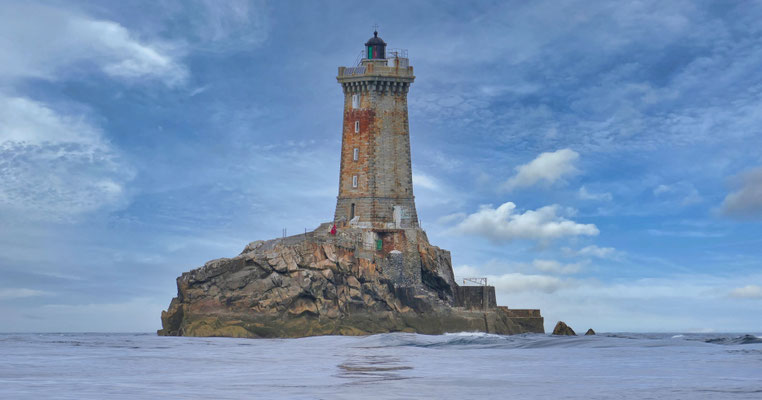 La Vieille, die alte Dame, Leuchtturm vor der Pointe du Raz, Cap Sizun