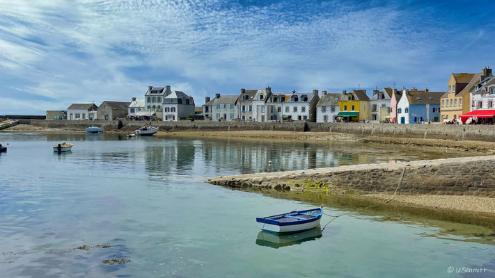Die Île de Sein, im Atlantik, Bretagne