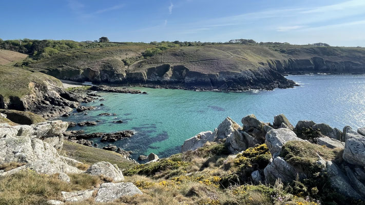 La Buvette de Pors Théolen, Cléden-Cap-Sizun, Landschaft am Atlantik, Bretagne