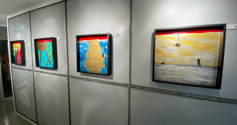 Ausstellung Sehnsucht der Künstlerin Karin Angerer im Hotel "Das Edlinger" in Salzburg Maxglan