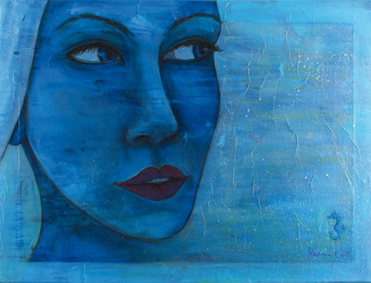 Karin Angerer | Arielle | 80 x 60 cm | Acrylic on canvas | 2015 | b260