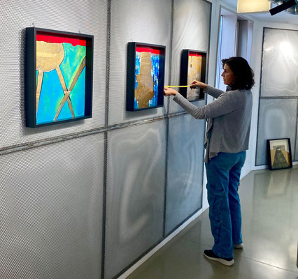 Ausstellung Sehnsucht der Künstlerin Karin Angerer im Hotel "Das Edlinger" in Salzburg Maxglan