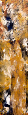 Karin Angerer | Into the Jungle | 50 x 200 cm | Collage, Acrylic on canvas | 2009 | b164