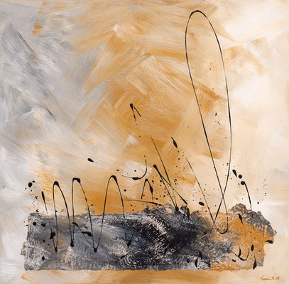 Karin Angerer | ohne Titel | 60 x 60 cm | Acrylic on canvas | 2009 | b161
