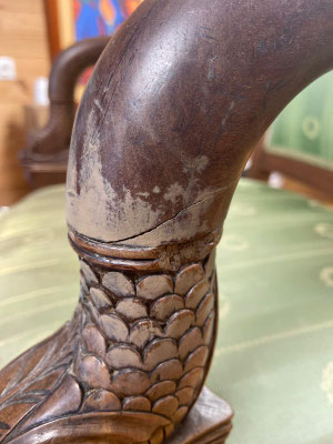 Dauphin accotoir style Empire
