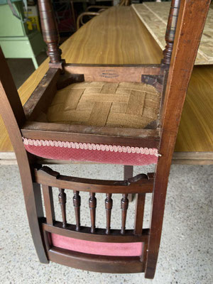 Chaise fabrication Anglaise John FINCH & Co London