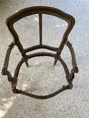 Châssis bois foncé