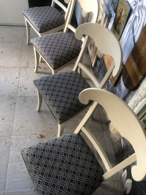 Galettes de chaises tissu ROMO