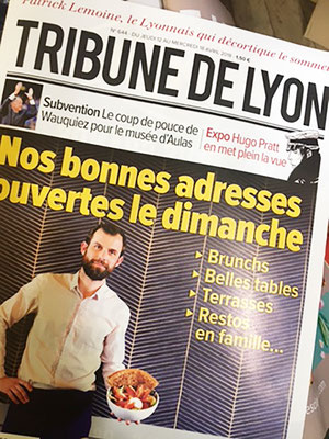 Tribune de Lyon avec BRONTIE avril 2018